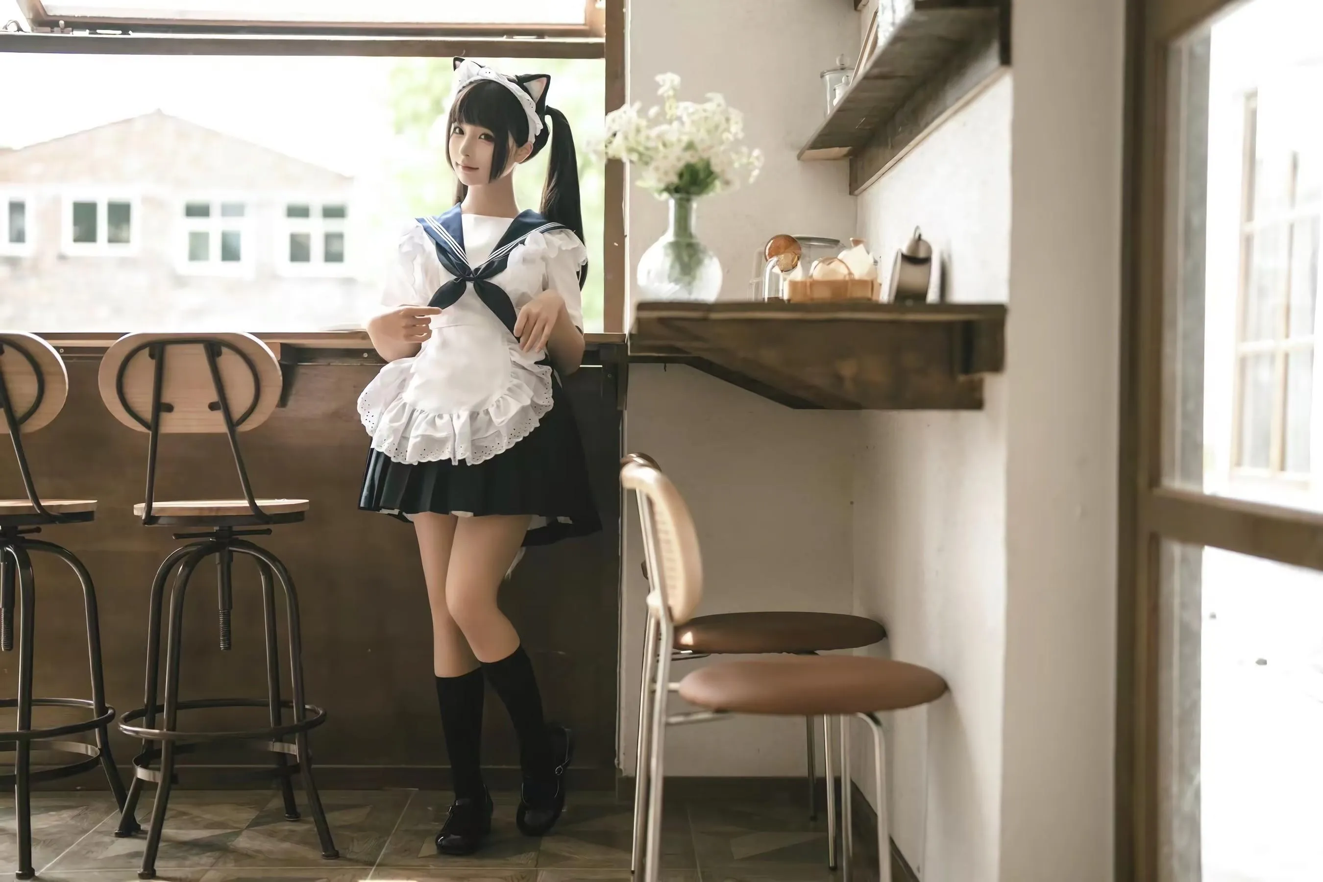 蠢沫沫 – NO.215 猫猫女仆 [24P]插图1